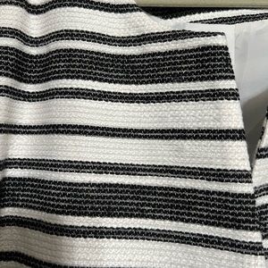 Black and white striped jacket